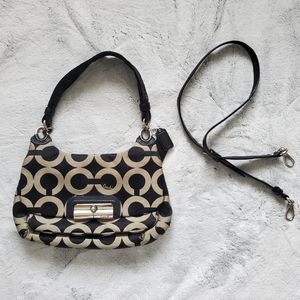 Coach, black, handbag, crossbody bag